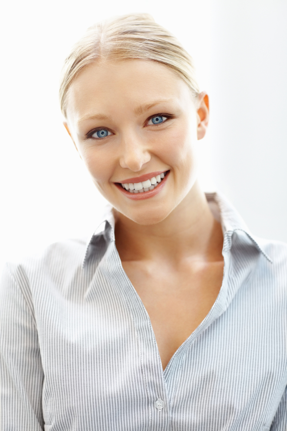 Woman with dental veneers in Midvale, UT