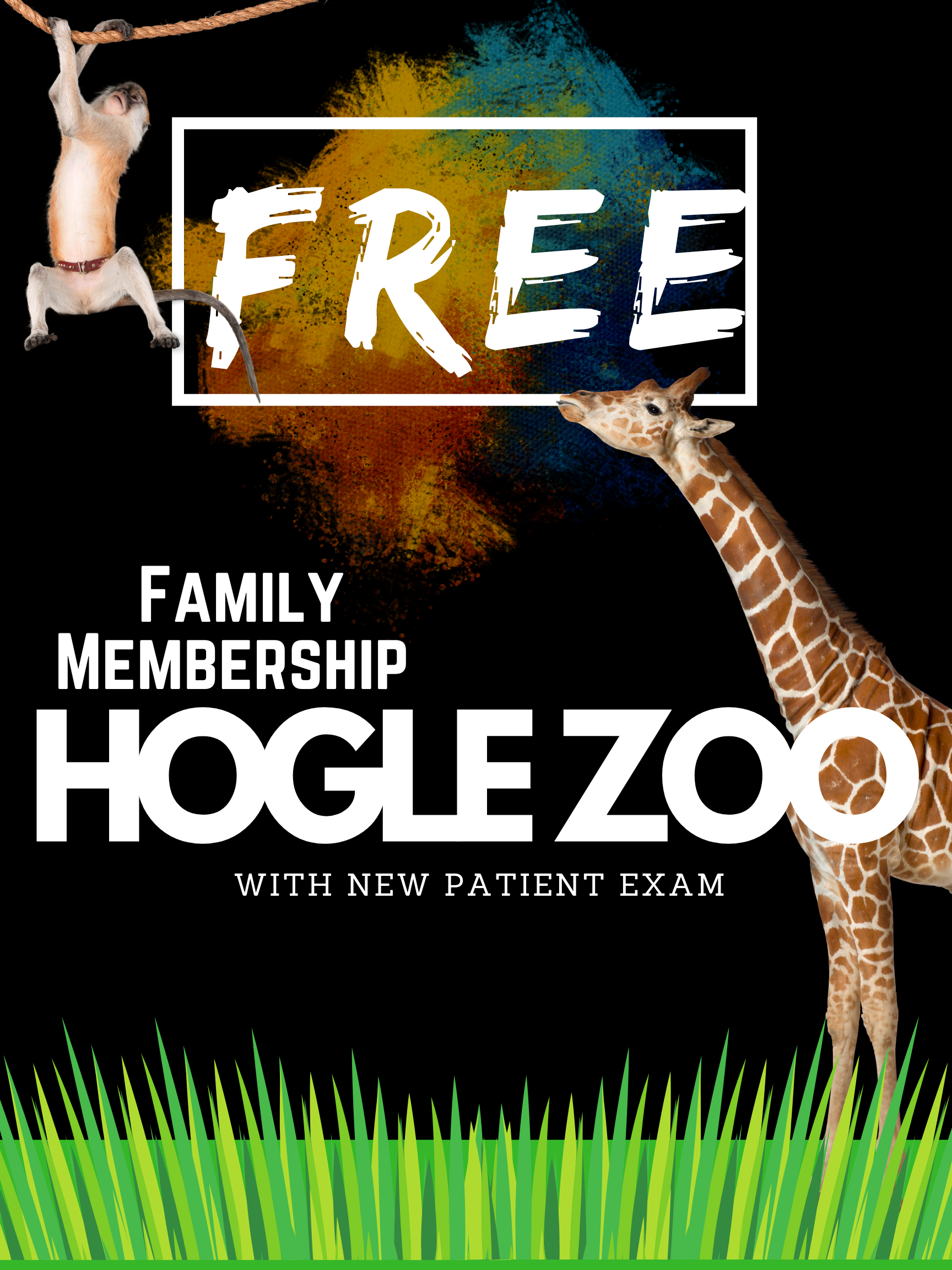 Free Hogle Zoo Membership with New Patient Exam